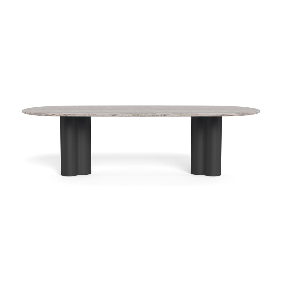Harbour - Porto Aluminum Pill Dining Table 108"