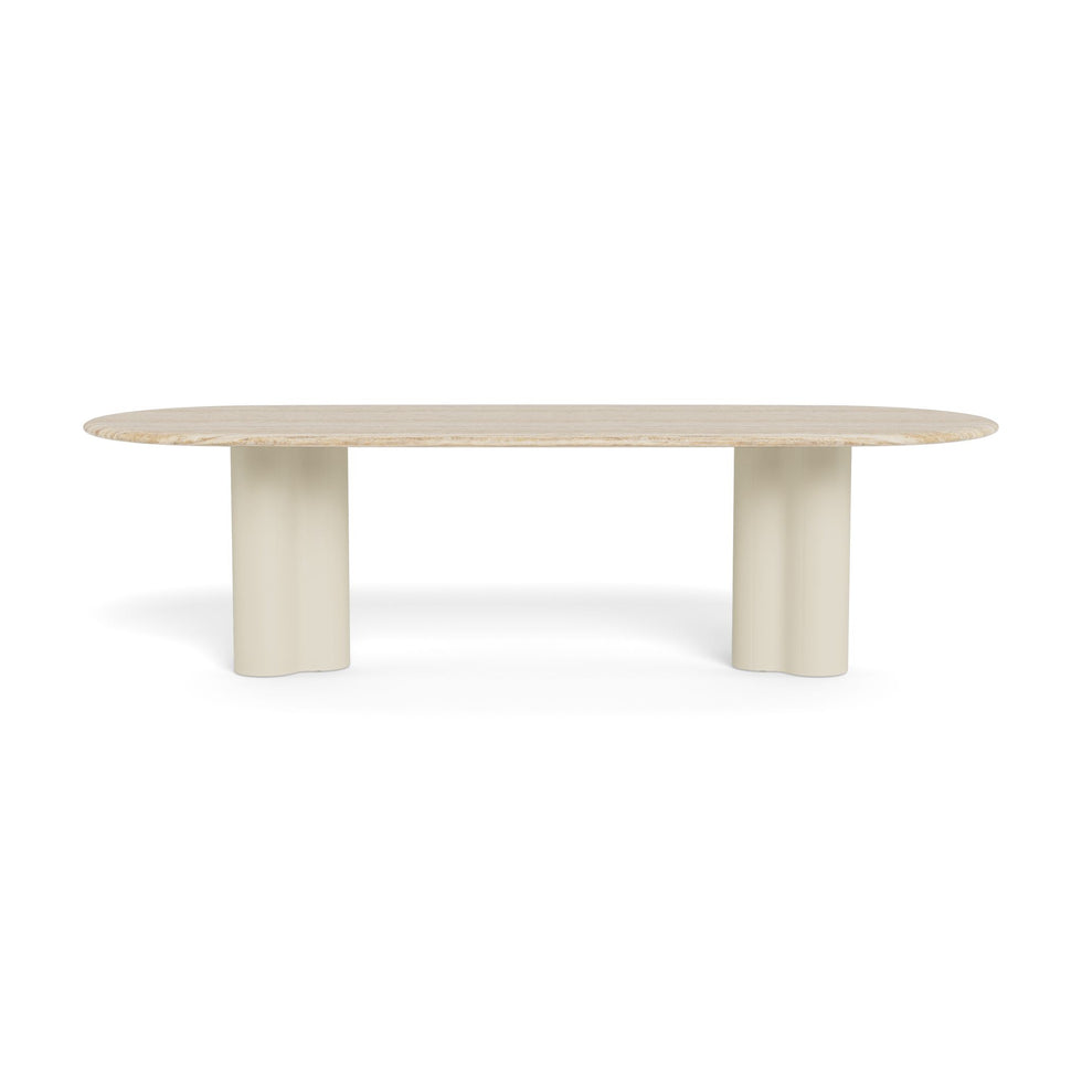 Harbour - Porto Aluminum Pill Dining Table 108"