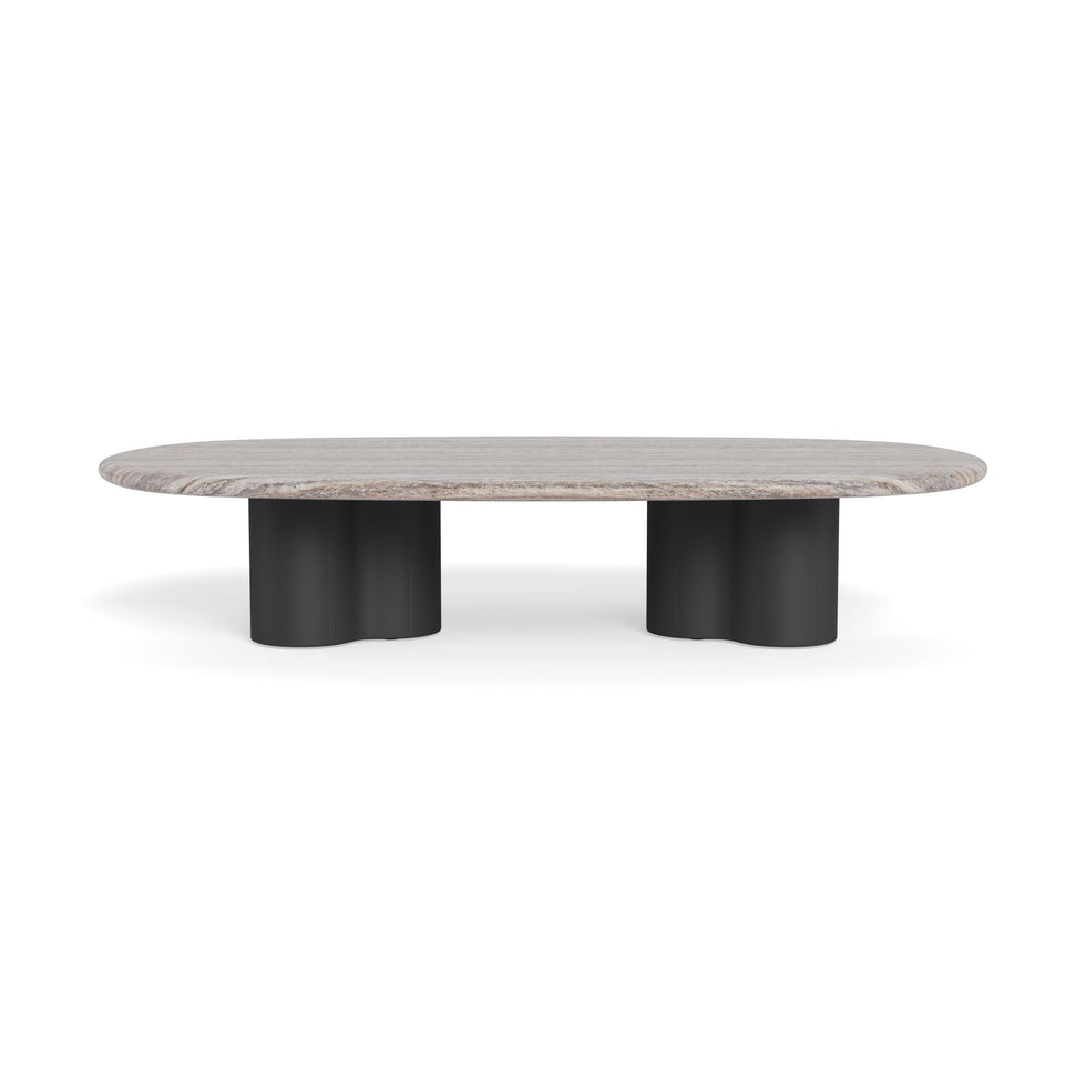 Harbour - Porto Aluminum Pill Coffee Table 64"