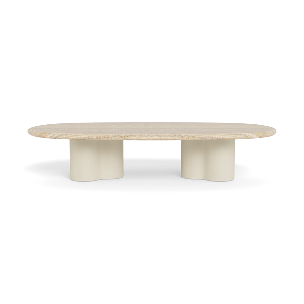 Harbour - Porto Aluminum Pill Coffee Table 64"