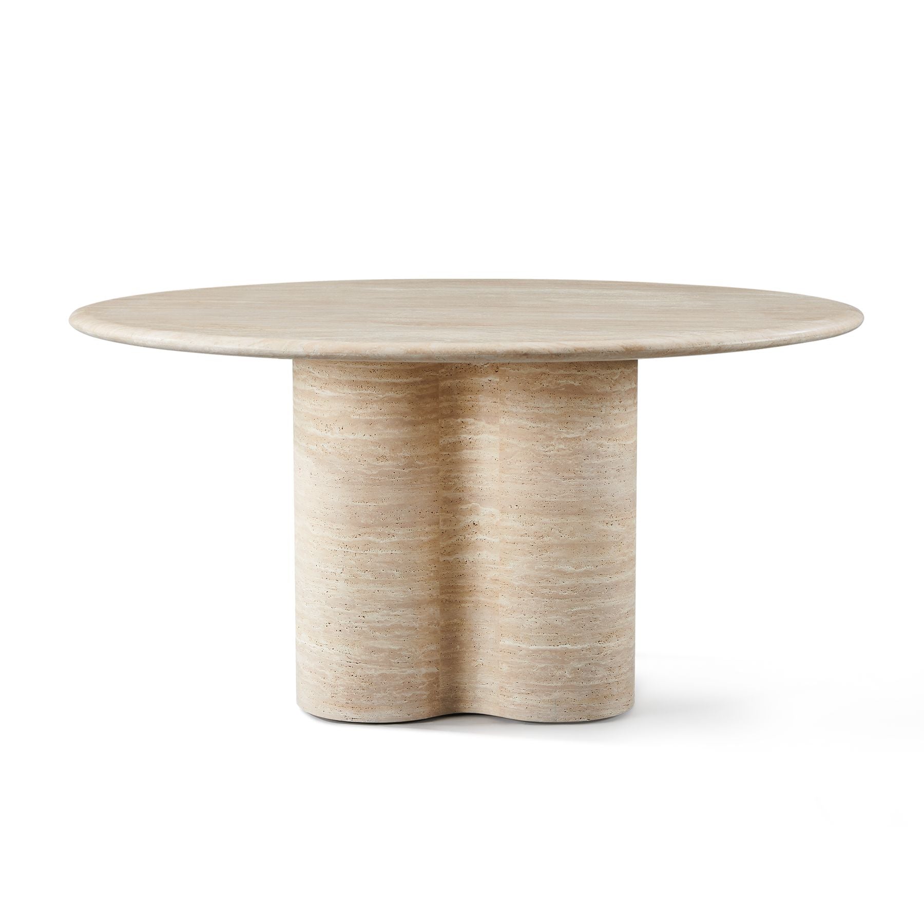 Harbour - Porto Travertine Round Dining Table 60"