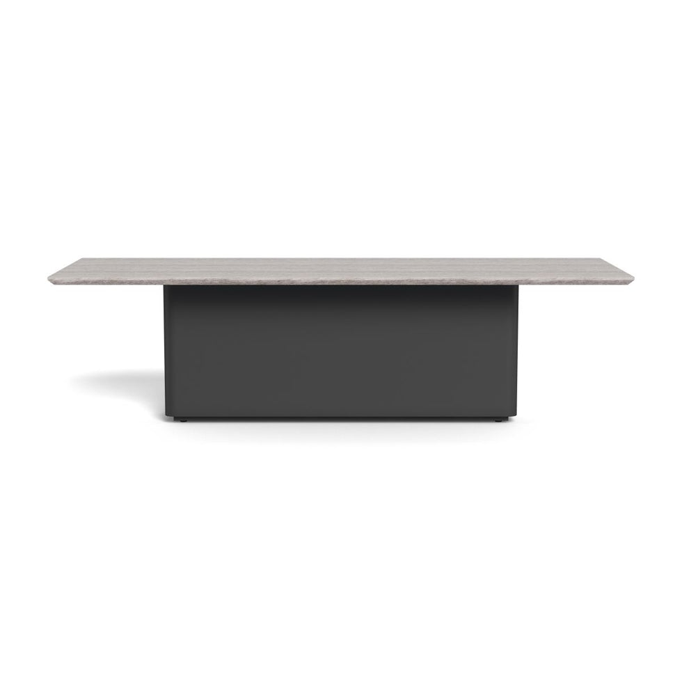 Harbour - Santorini Outdoor Stone Rectangle Dining Table 108"