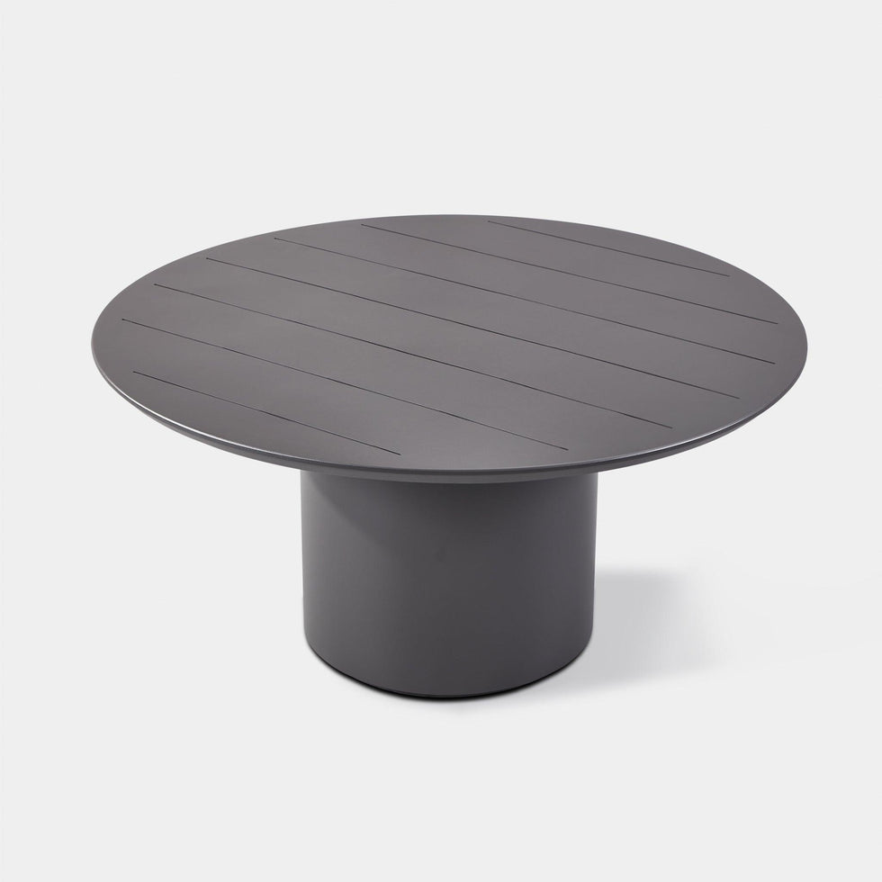 Harbour - Santorini Outdoor Slatted Round Dining Table 60"