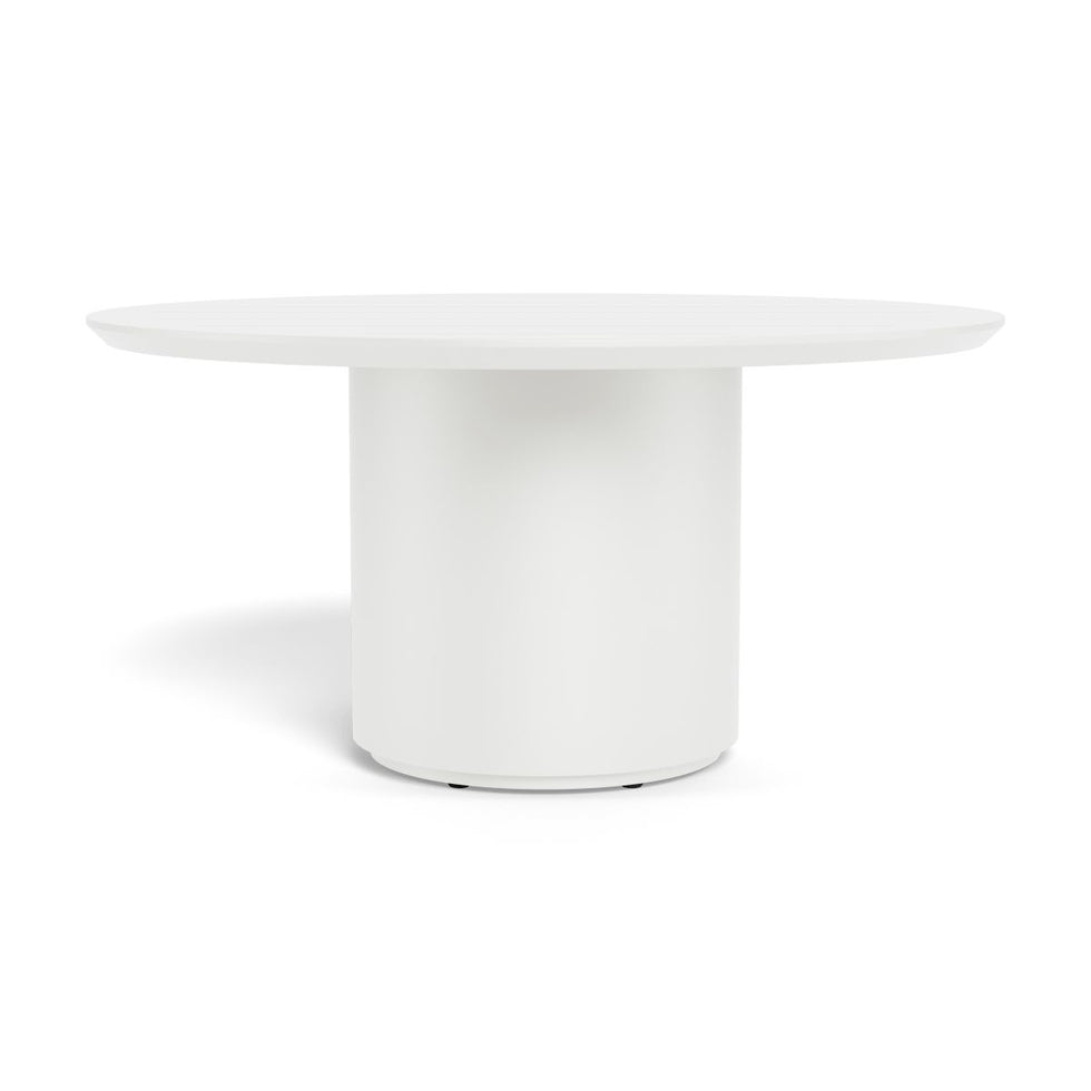 Harbour - Santorini Outdoor Slatted Round Dining Table 60"
