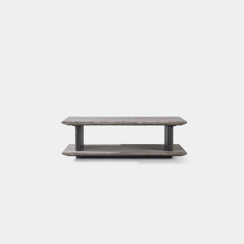 Harbour - Santorini Outdoor Stone Rectangle Side Table