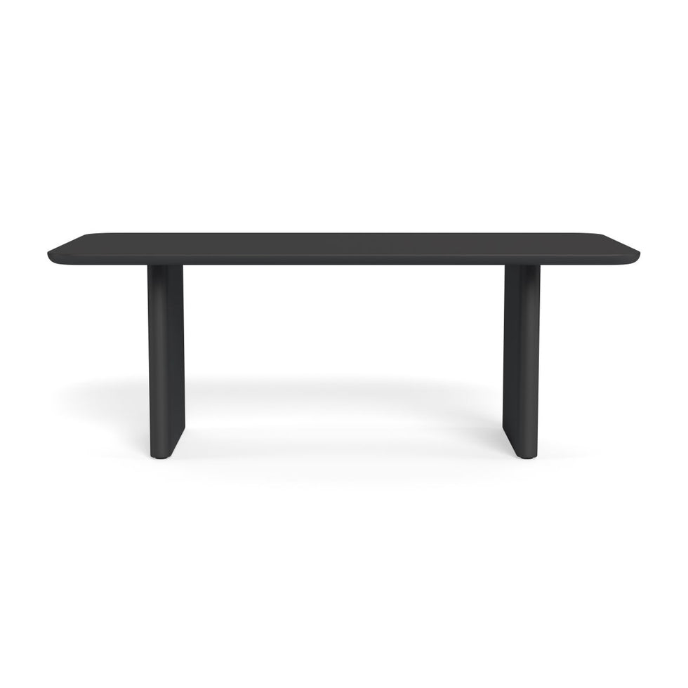Harbour - Victoria Aluminum Slatted Dining Table 81"