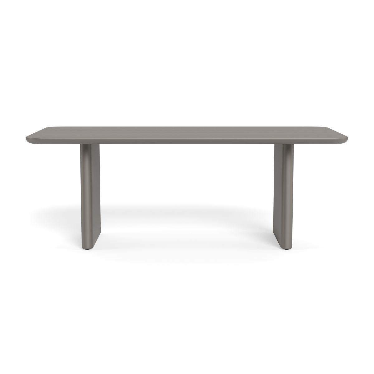 Harbour - Victoria Aluminum Slatted Dining Table 81"