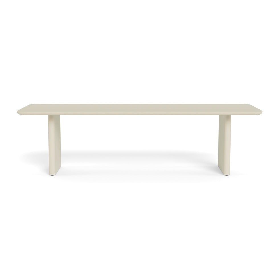Harbour - Victoria Aluminum Slatted Dining Table 108"