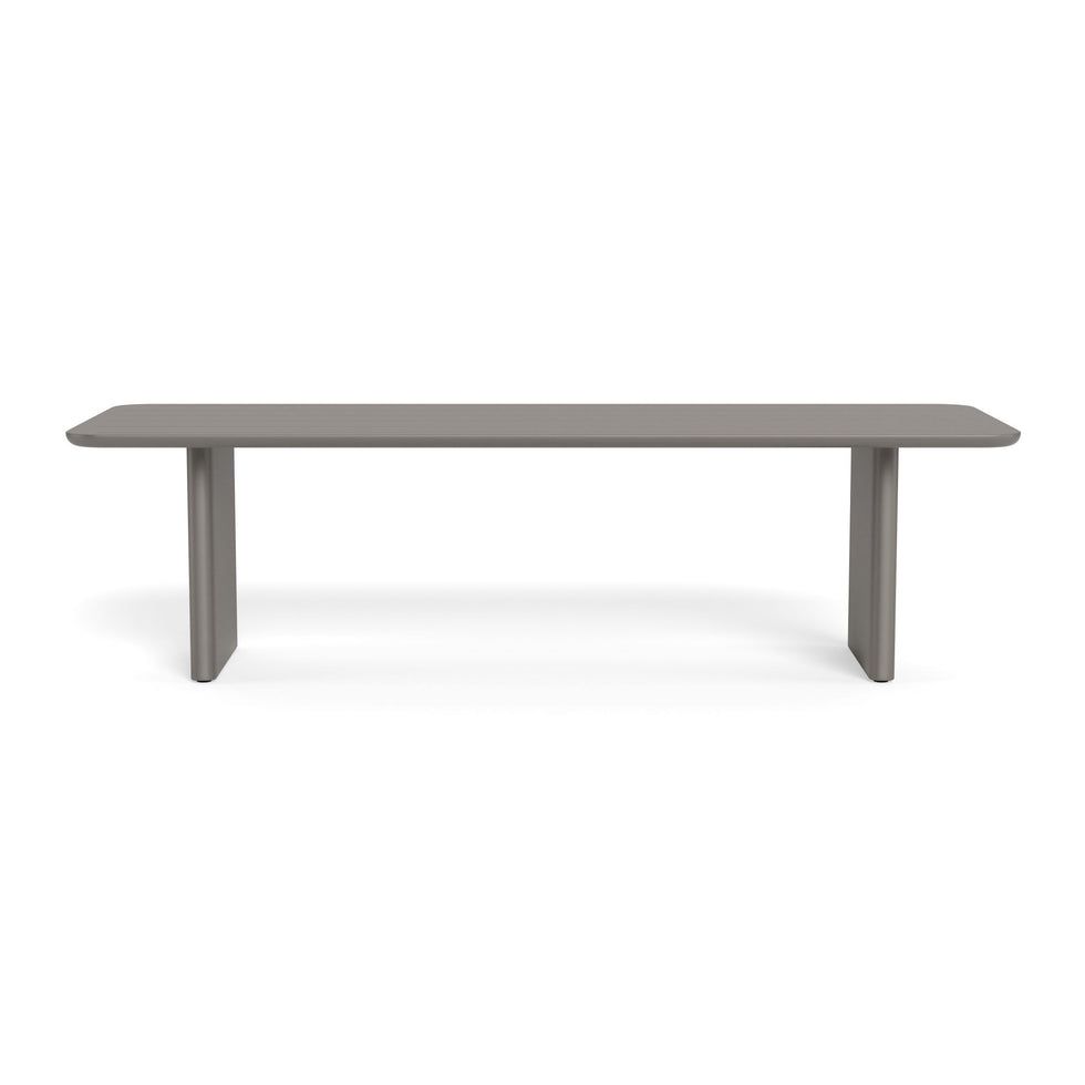 Harbour - Victoria Aluminum Slatted Dining Table 108"
