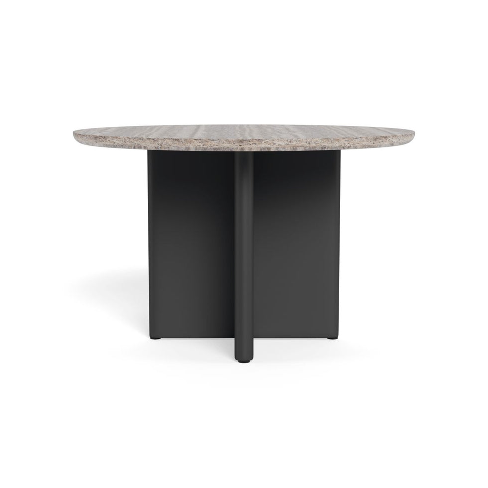Harbour - Victoria Aluminum Stone Round Dining Table 48"