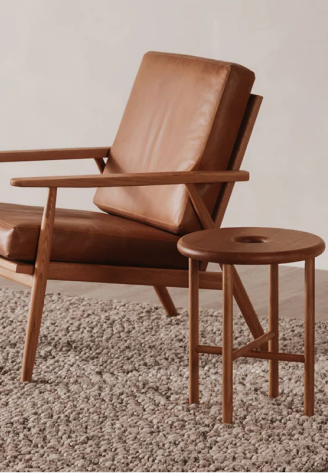Moe's - Harper Lounge Chair in Brown