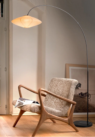 Nova Of CA - Roswell 1 Light Arc Floor Lamp