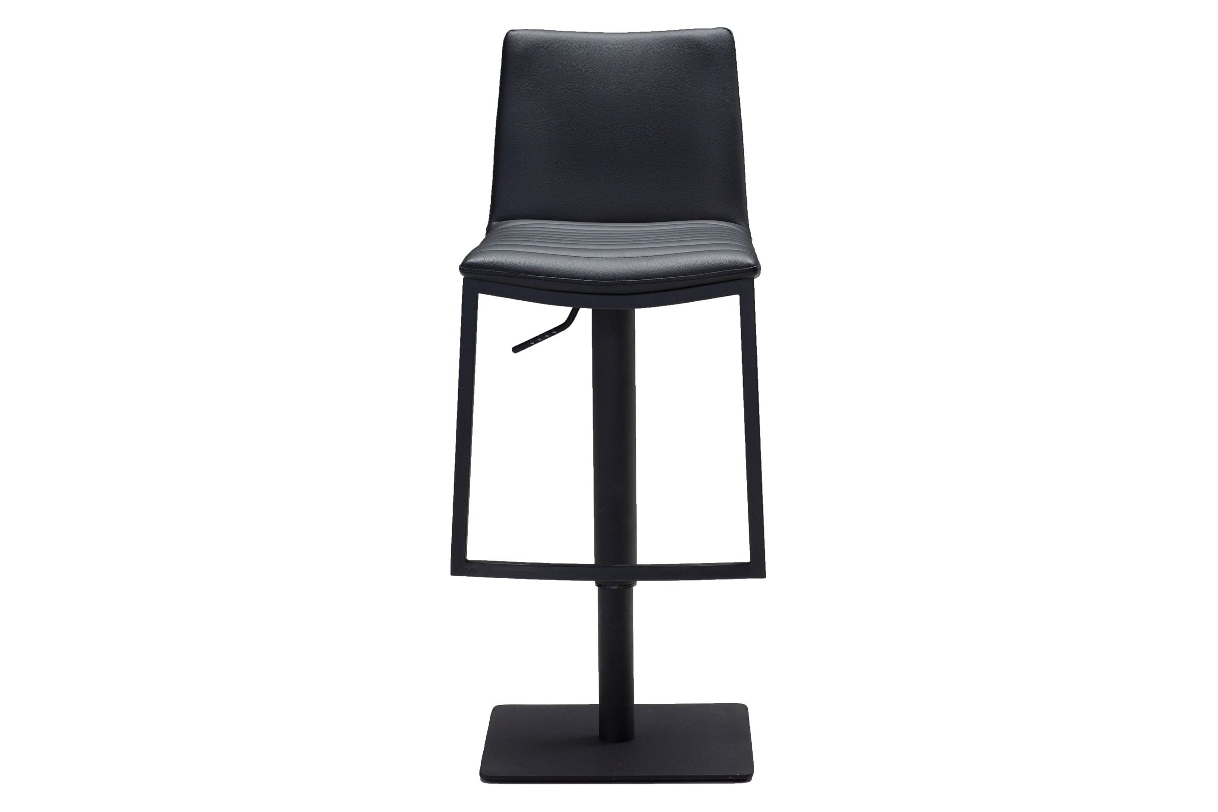 Mobital - Raven Bar Stool in Black, Leather