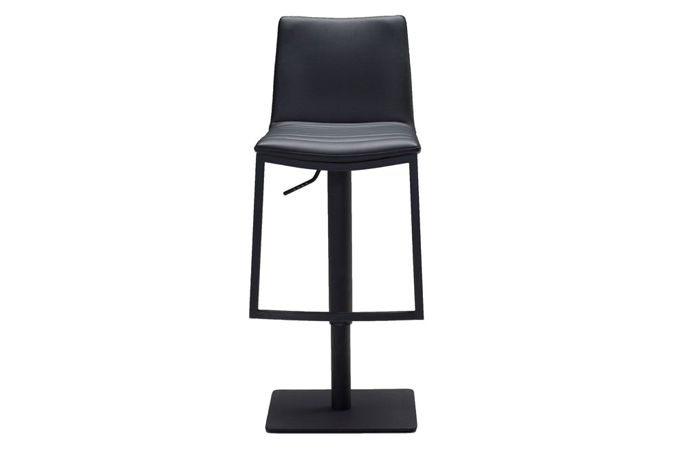 Mobital - Raven Bar Stool in Black, Leather