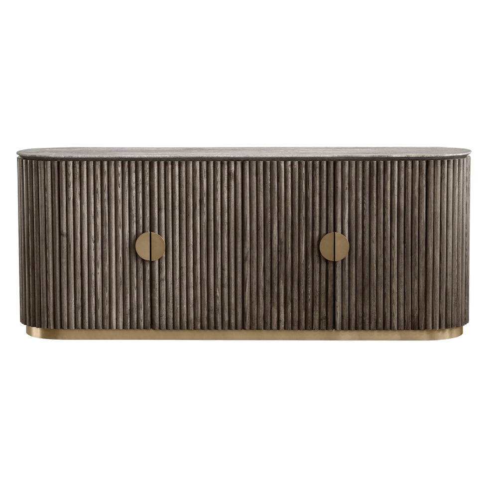 Mobital - Koii Sideboard in Silver Gray Travertine
