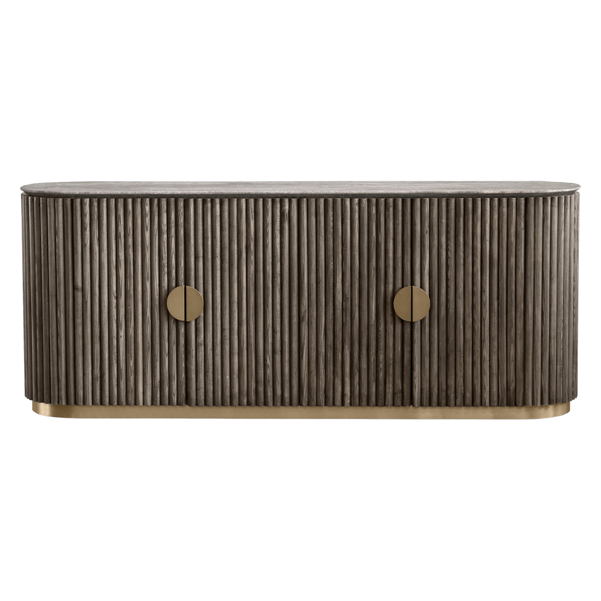 Mobital - Koii Sideboard in Silver Gray Travertine