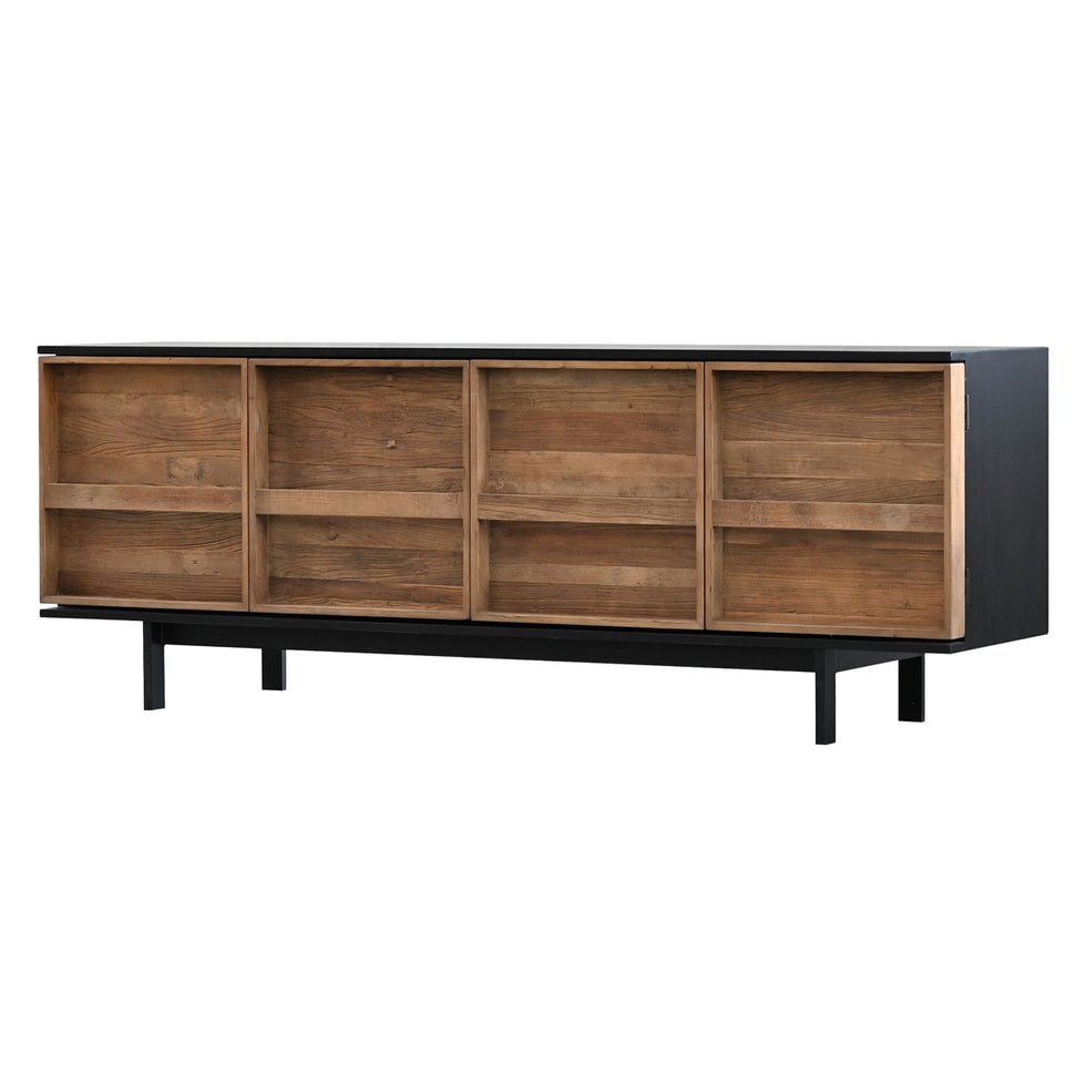 Mobital - Passage Sideboard in Matte Black Brushed