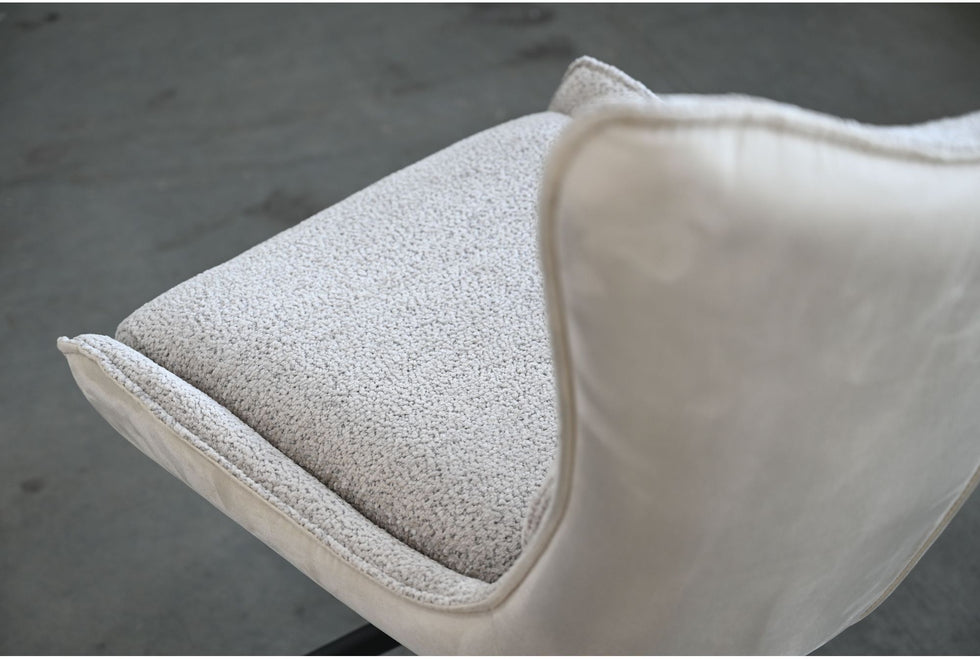 Mobital - Amalfi Swivel Dining Chair in Black