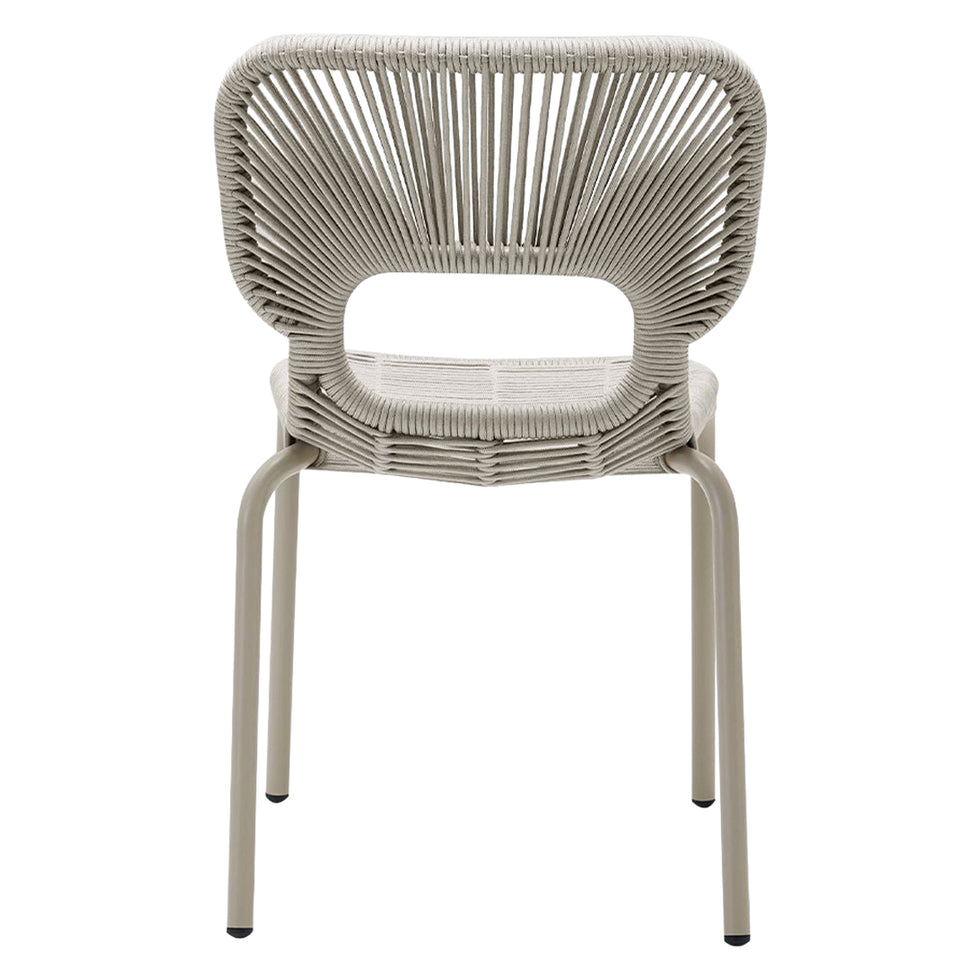 Mobital - Ischia Indoor/Outdoor Dining Chair in Taupe