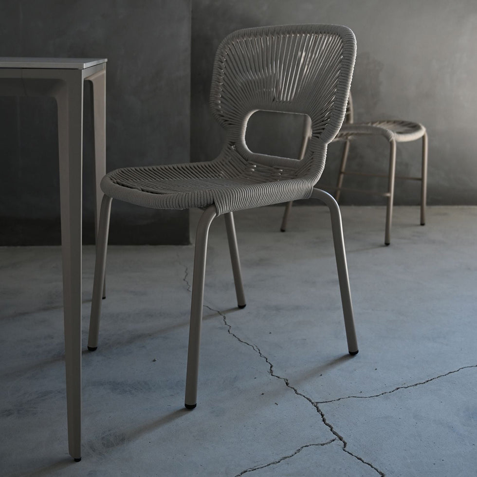 Mobital - Ischia Indoor/Outdoor Dining Chair in Taupe