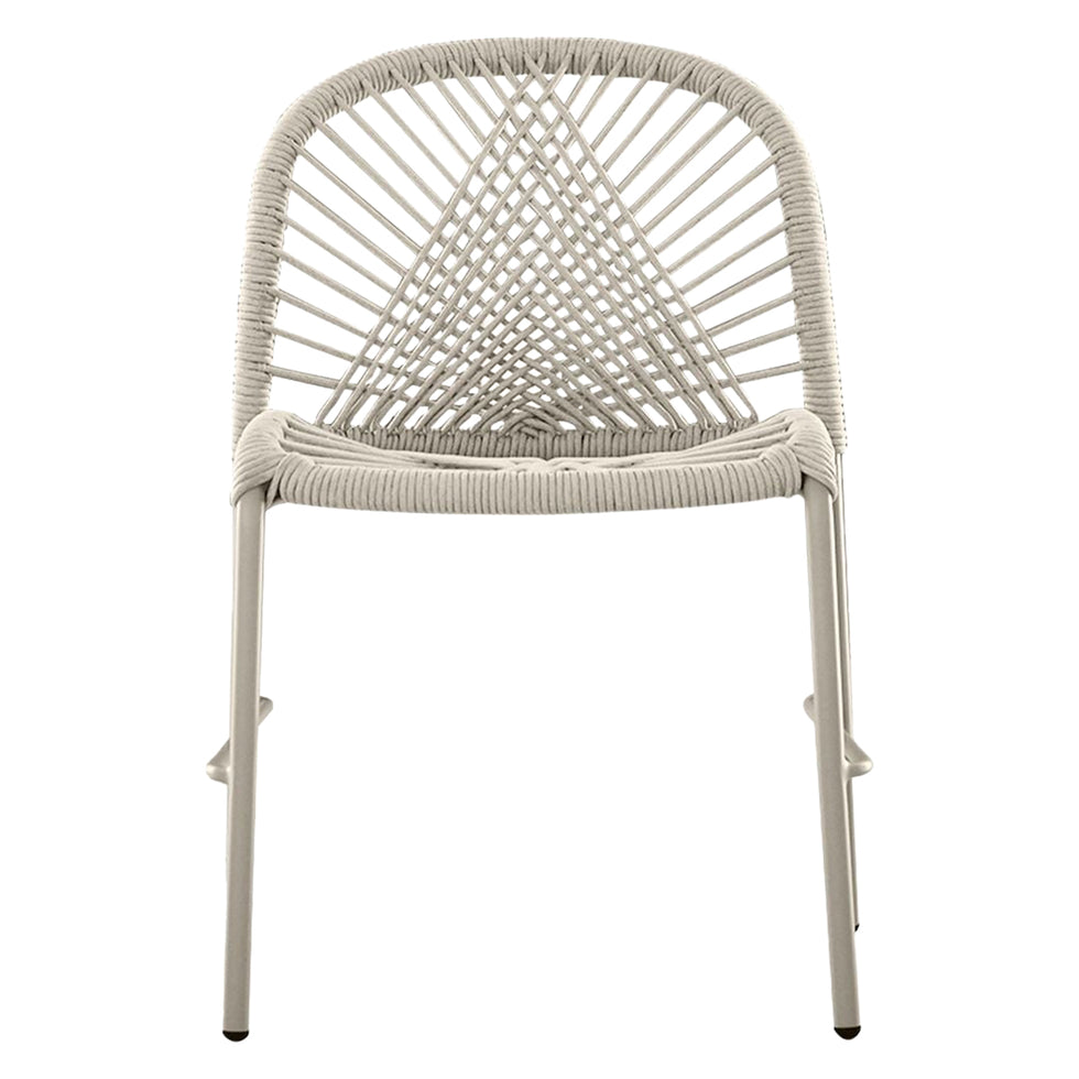 Mobital - Kamari Indoor/Outdoor Dining Chair Stackable in Taupe