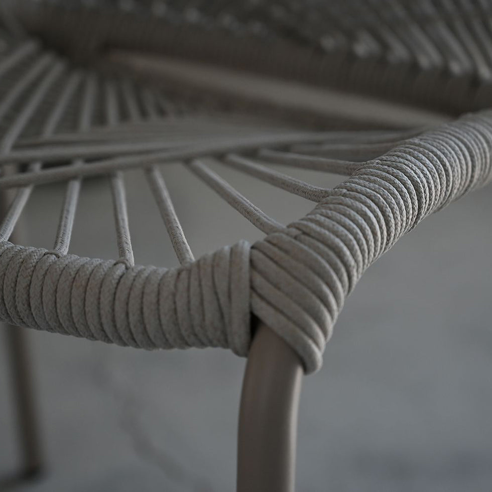 Mobital - Kamari Indoor/Outdoor Dining Chair Stackable in Taupe