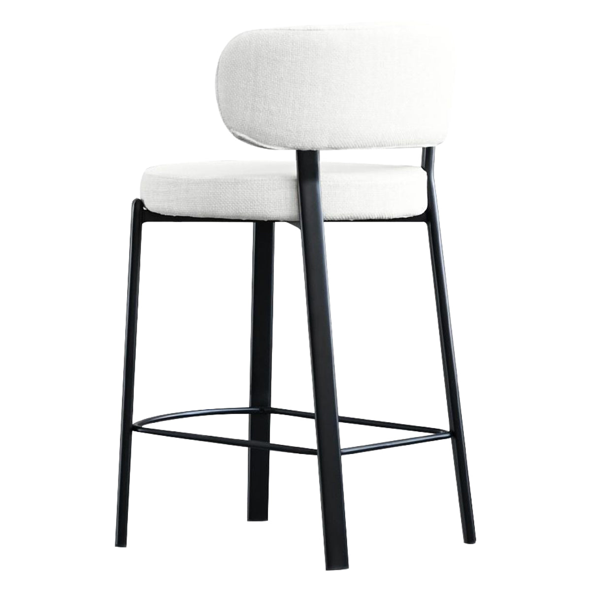 Mobital - Lily Counter Stool in Alabaster Hopsack