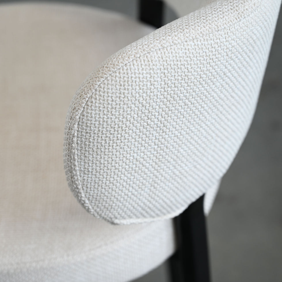Mobital - Lily Counter Stool in Alabaster Hopsack