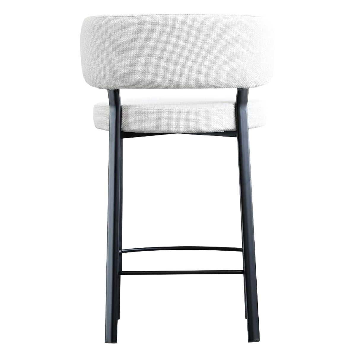 Mobital - Lily Counter Stool in Alabaster Hopsack