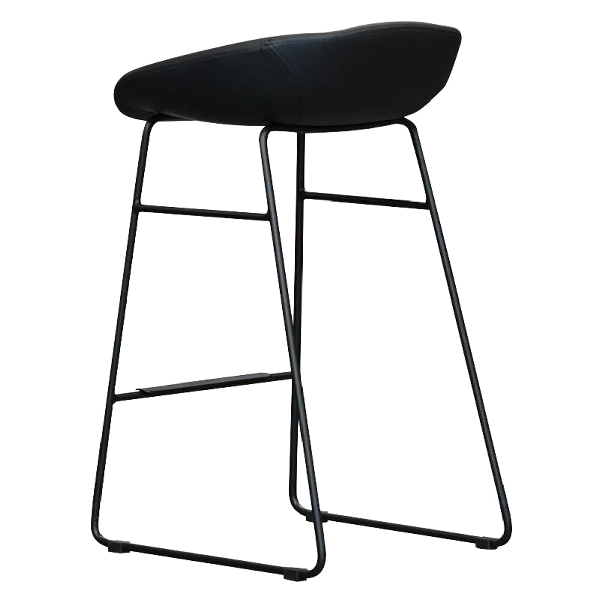Mobital - Rafa Counter Stool in Pebbled Black