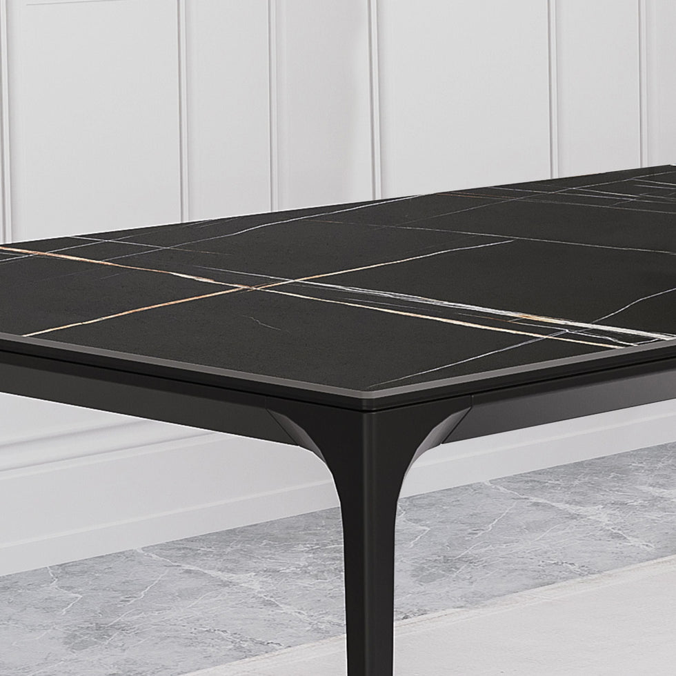 Mobital - Capri Dining Table in Safari Black