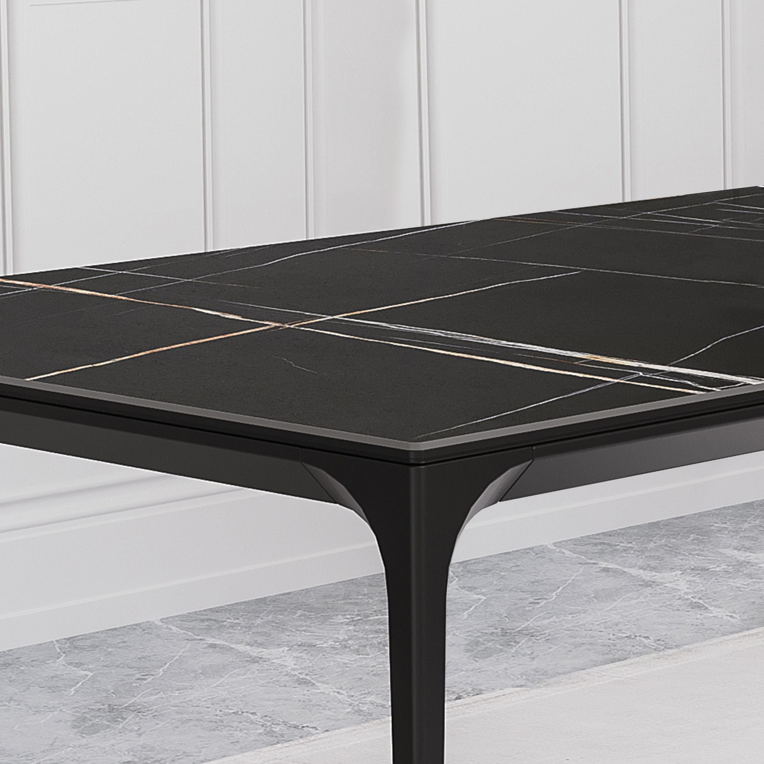 Mobital - Capri Dining Table in Safari Black