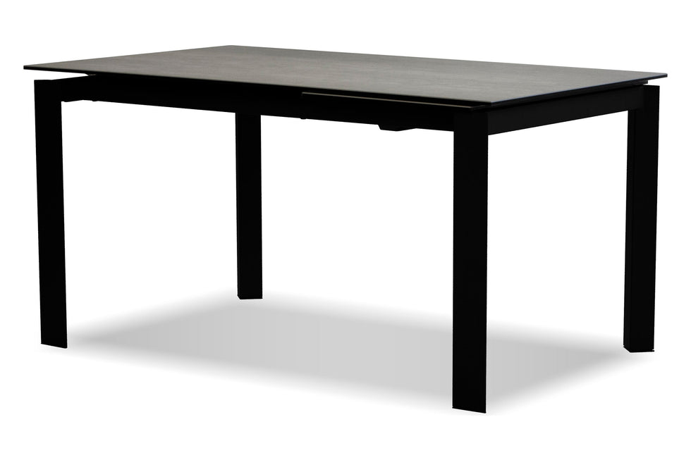 Mobital - Casper Dining Table with Extension in Gray, Ceramic