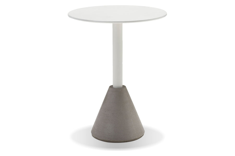 Mobital - Cayo Dining Table in White, Concrete