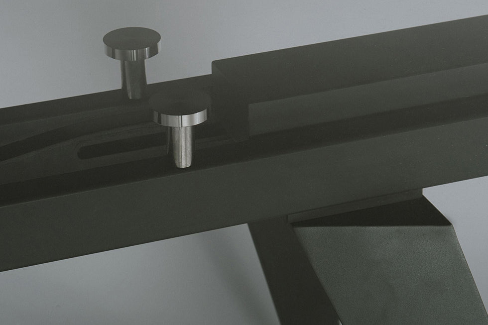 Mobital - Noire Dining Table in Smoke Gray