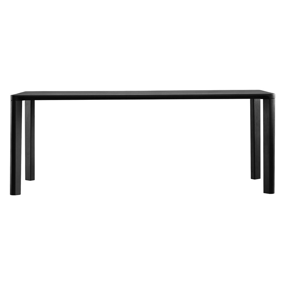 Mobital - Plank Dining Table in Black Soot