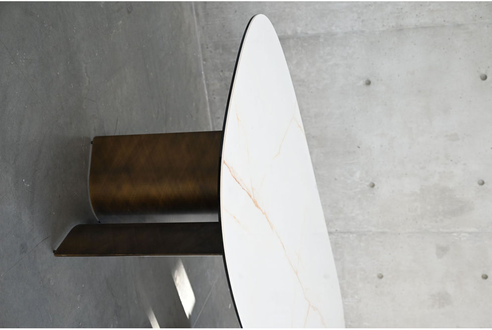 Mobital - Sorrento Dining Table in Cristallo Gold