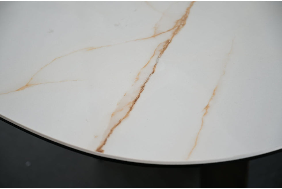 Mobital - Sorrento Dining Table in Cristallo Gold