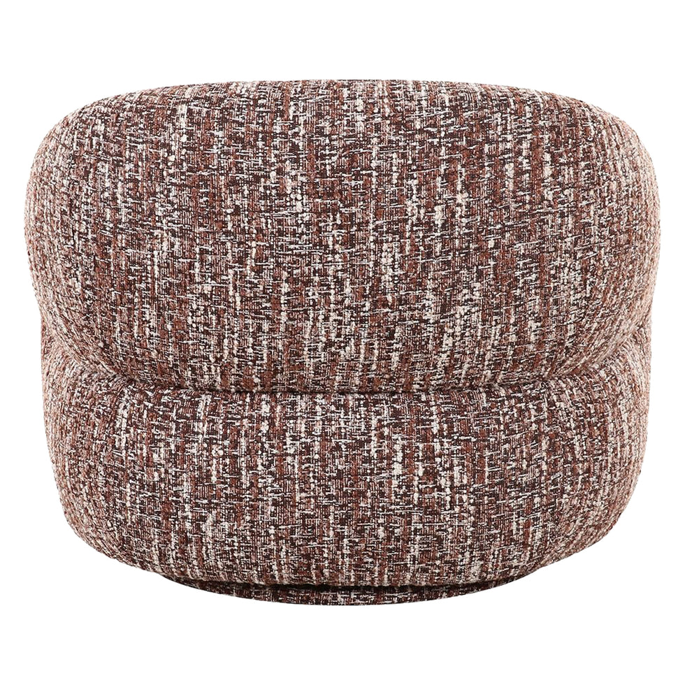 Mobital - Dame Lounge Chair Swivel Two-Toned Pinot