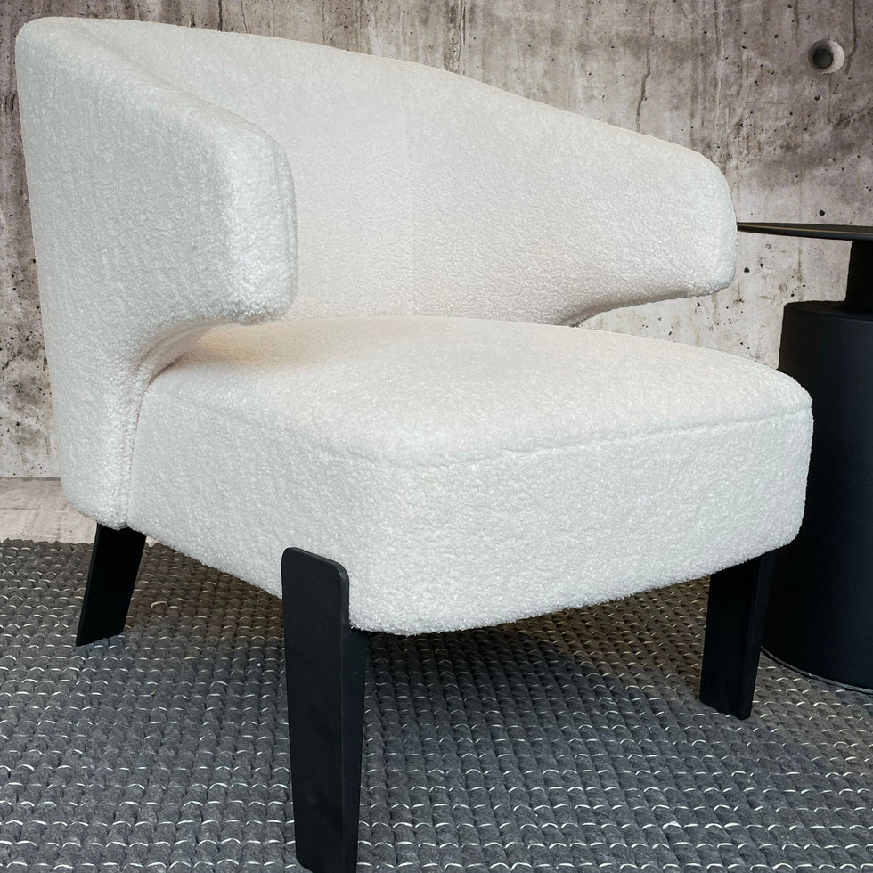 Mobital - Rancho Lounge Chair Cream Teddy Fabric
