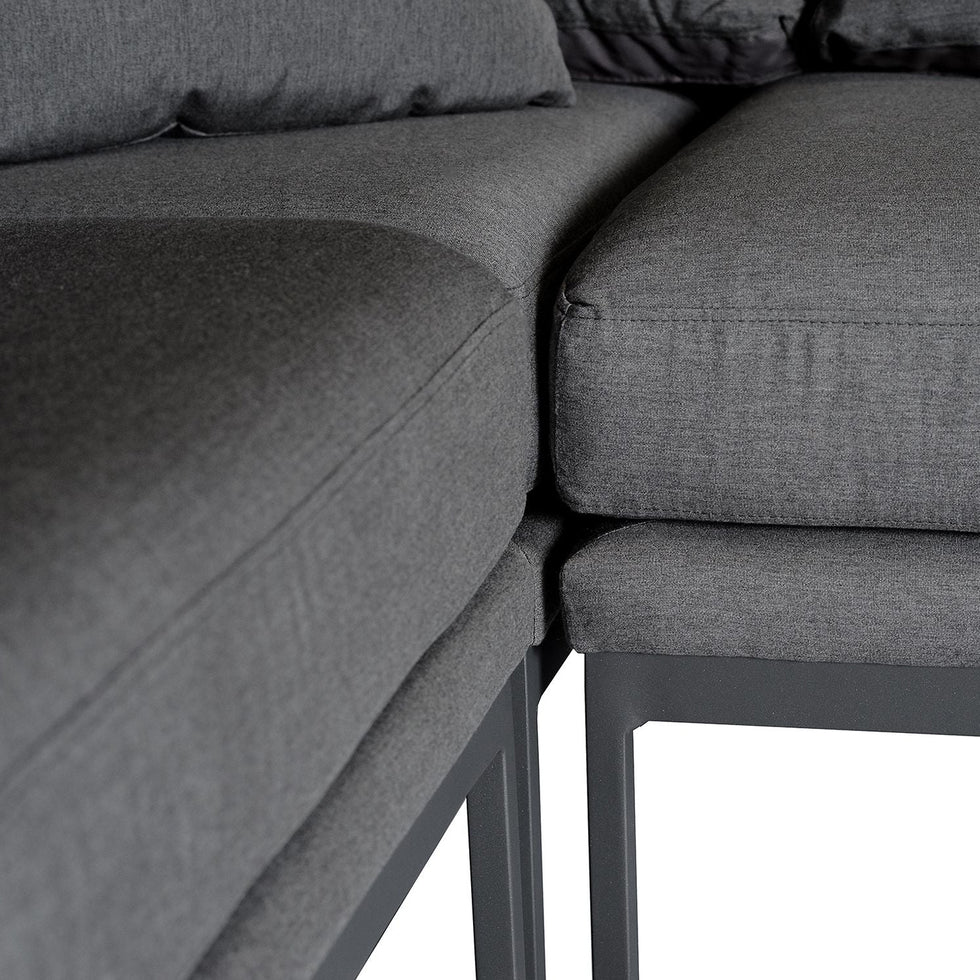 Mobital - Huntington Fabric Sectional in Carbon Gray