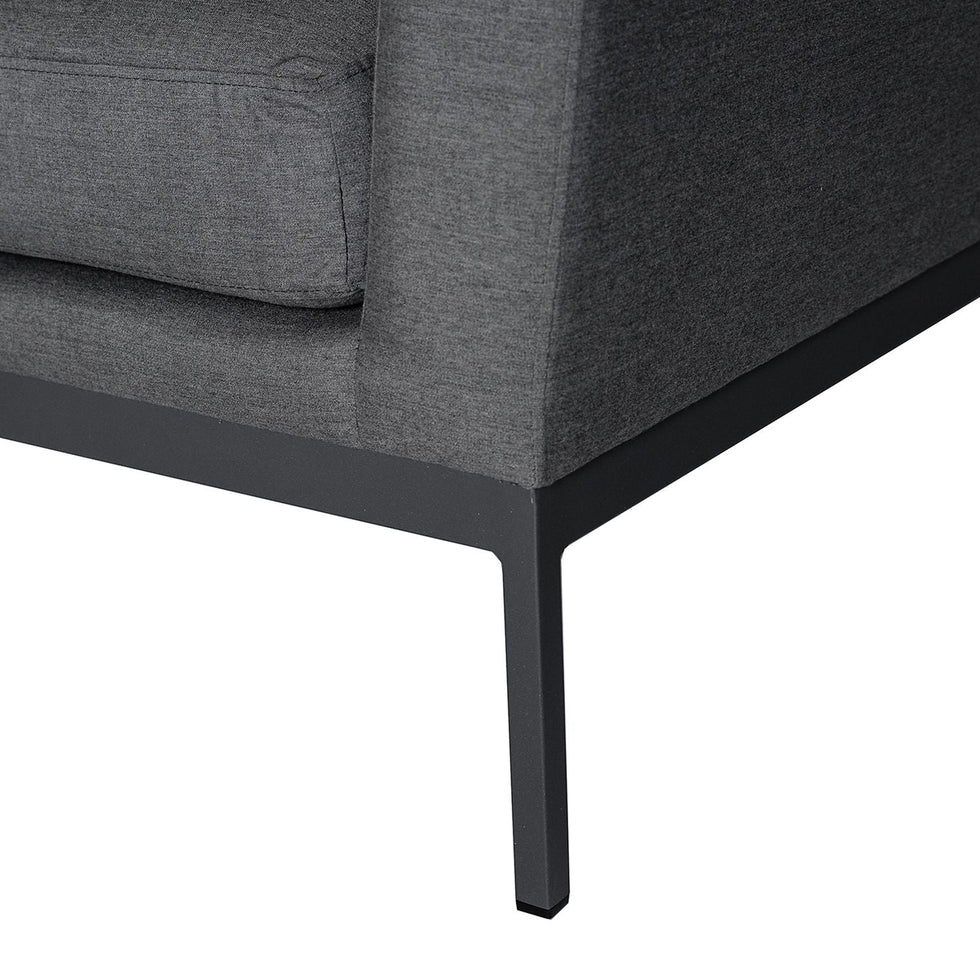Mobital - Huntington Fabric Sectional in Carbon Gray