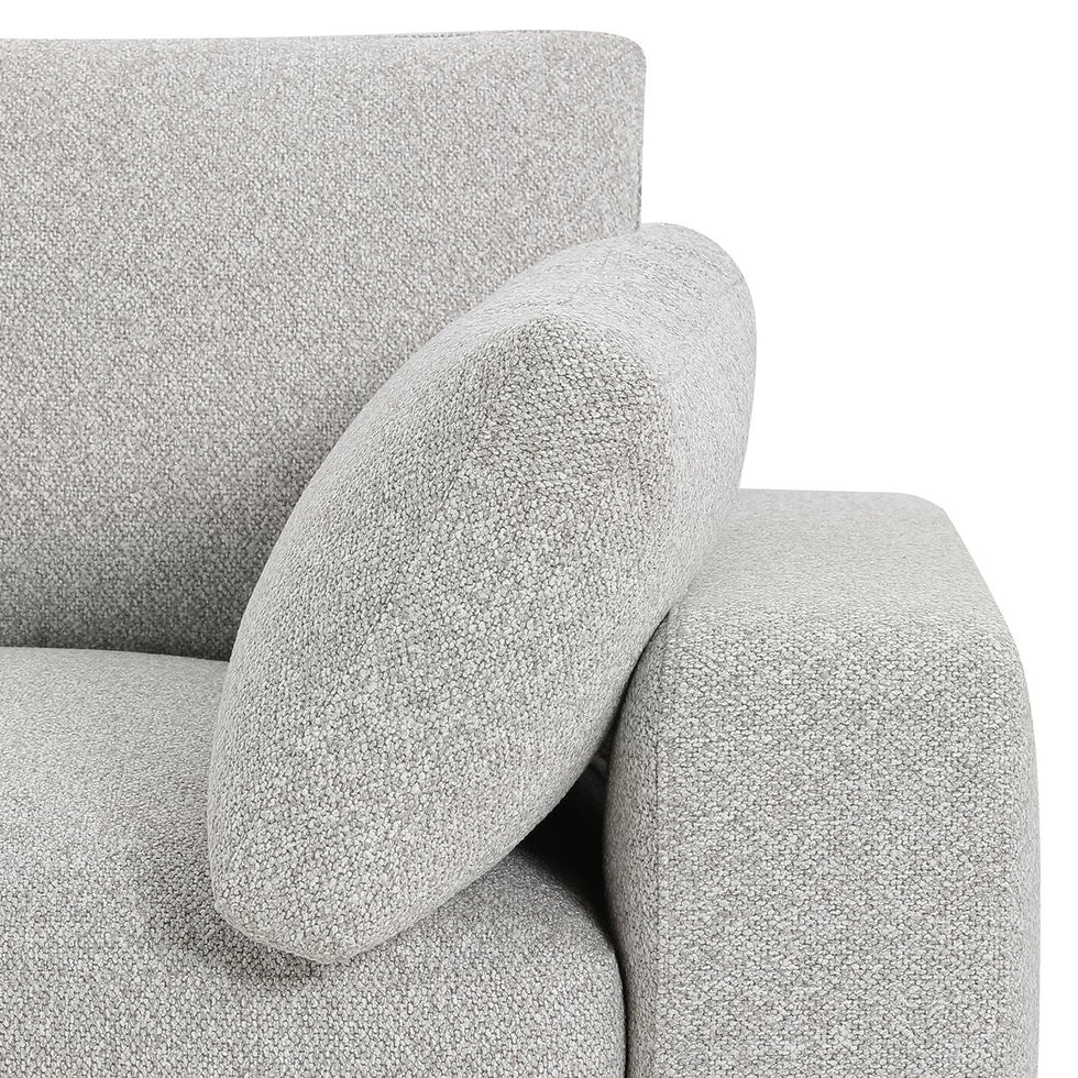 Mobital - Onza Sectional 5-Piece in Oat Tweed