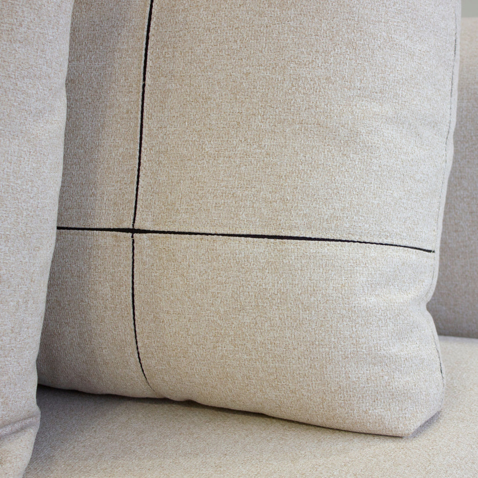 Mobital - Plateau Fabric Sectional in Stone