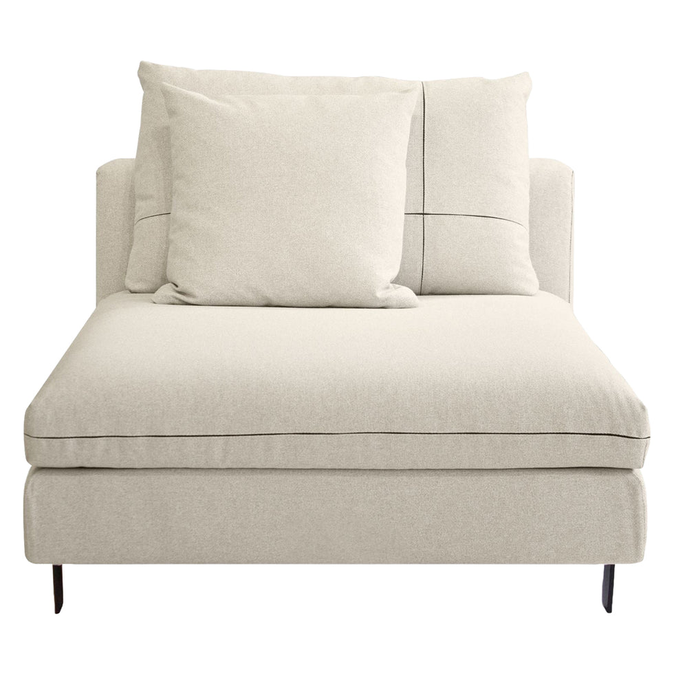 Mobital - Plateau Fabric Sectional in Stone