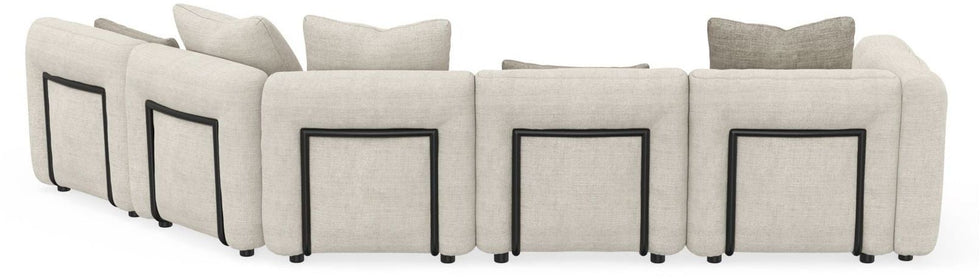 Mobital - Maarten Sectional in Desert Taupe, Fabric
