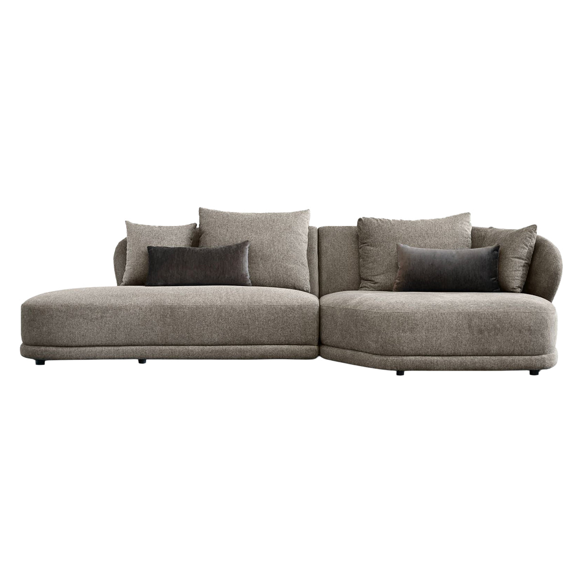 Mobital - Voltaire Sectional Lsf Brindle Brown