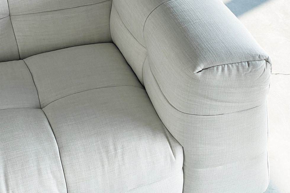 Mobital - Bubble Stationary Sofa in Almond Milk, Fabric