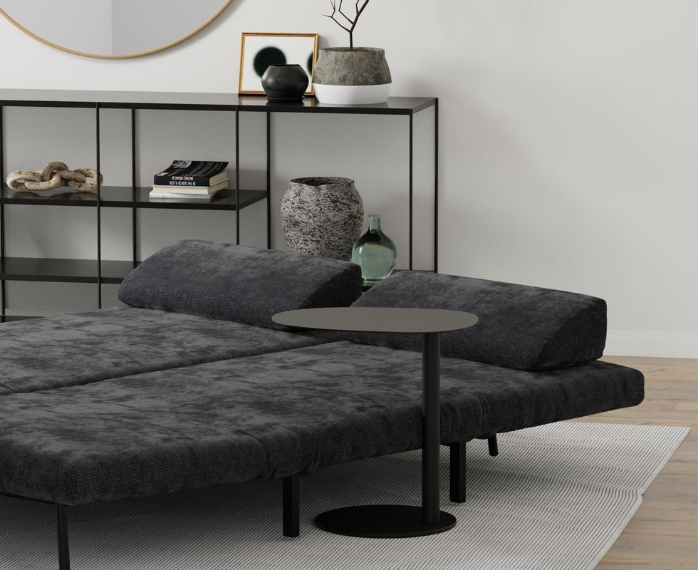 Mobital - Iso Double Chair-Bed in Dusk Chenille, Fabric