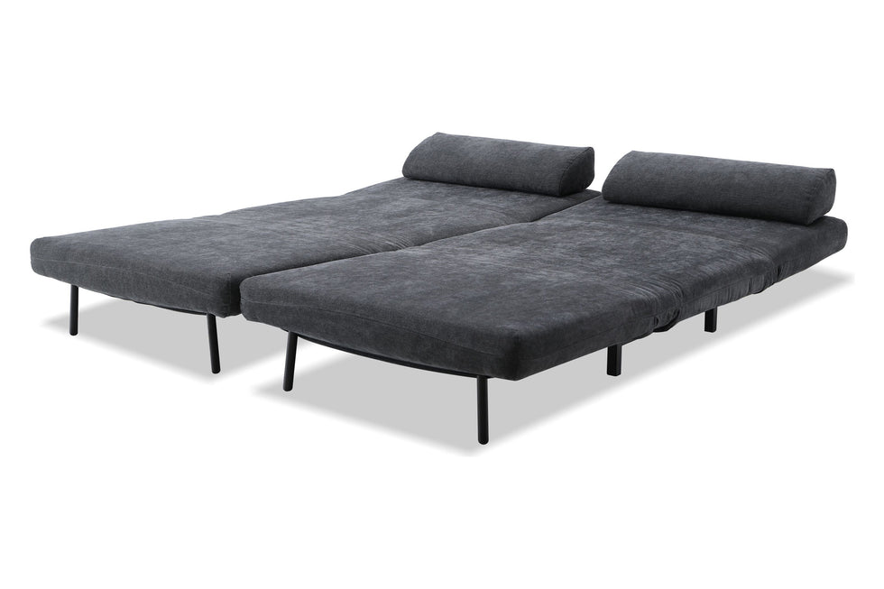 Mobital - Iso Double Chair-Bed in Dusk Chenille, Fabric